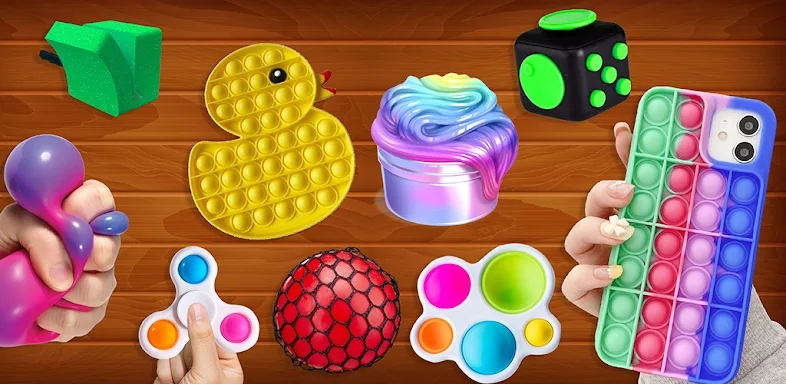 Pop it Fidget Toys 3D Games screenshots