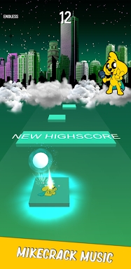 Mikecrack Tiles Hop Songs Game screenshots