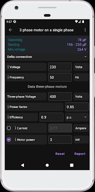 Mobile electrician screenshots