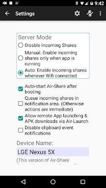 Air-Share screenshots
