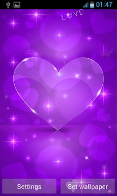 Love Hearts Live Wallpaper screenshots