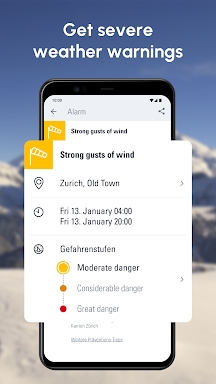 Weather Alarm - Swiss Meteo screenshots