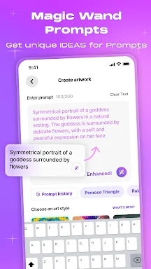 WOMBO Dream - AI Art Generator screenshots