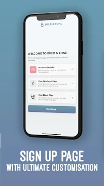 Build & Tone screenshots
