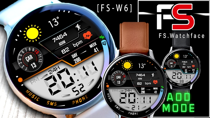 FSW6 Watchface by FS Design screenshots