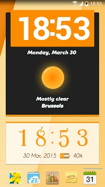 Animated Widgets Clock Weather screenshots