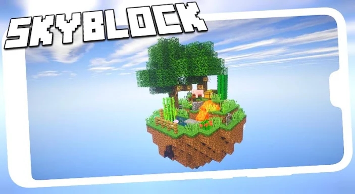Sky Block Maps and One Block Survival Maps screenshots