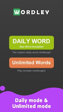 Wordley - Daily Word Challenge screenshots