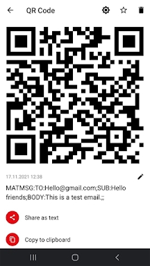 Scan QR Code screenshots