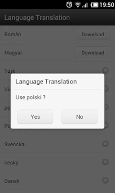 Polish Language GOWeatherEX screenshots