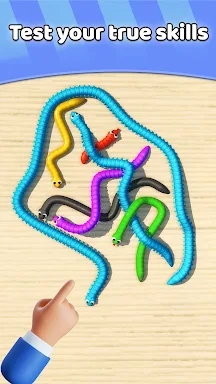 Tangled Snakes Puzzle Game screenshots