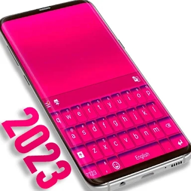 Keyboard Color Pink Theme screenshots