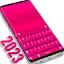 Keyboard Color Pink Theme icon