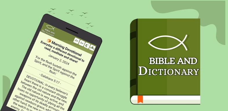 Bible and Dictionary screenshots