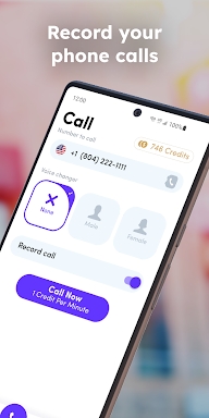 Privacy Calling: Fake Voice Id screenshots