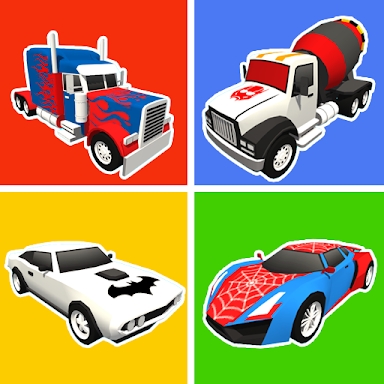 Superhero Car Monster Color screenshots