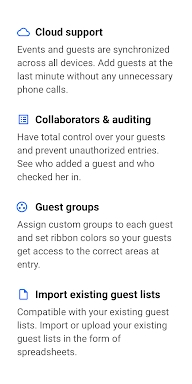 Guestlist: Event Check-In App screenshots