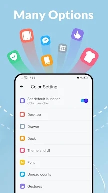 Color Launcher, cool themes screenshots