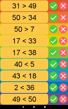 Kids True False - Math screenshots