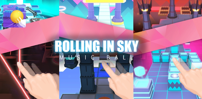 Rolling In Sky - Music Ball screenshots