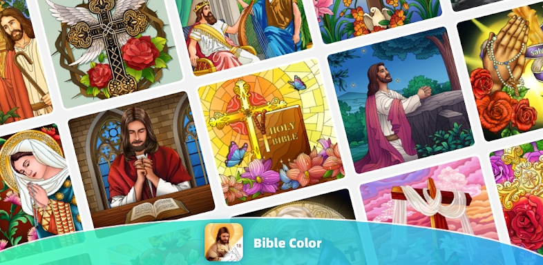 Bible Color - Color by Number screenshots