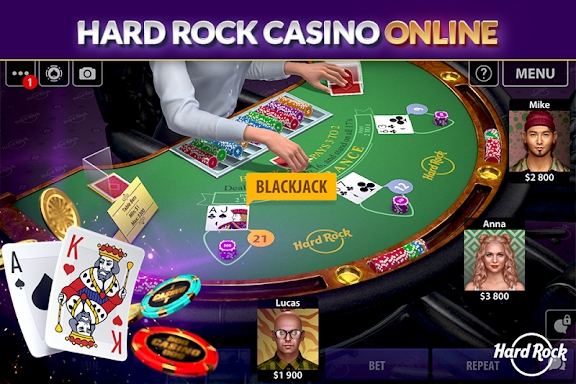 Hard Rock Blackjack & Casino screenshots