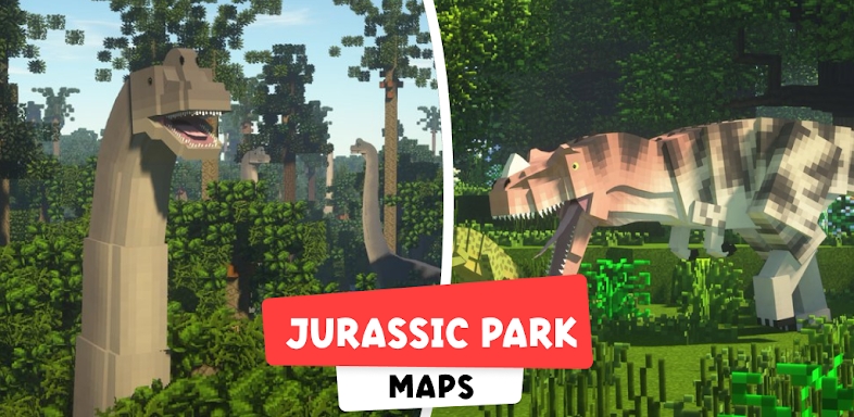 Jurassic Park Map for Minecraft screenshots