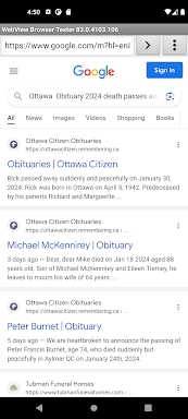 Local Obituary Search screenshots