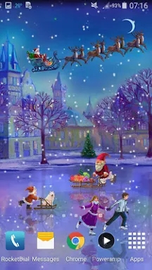 Christmas Rink Live Wallpaper screenshots