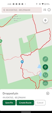 Bruce Trail App screenshots