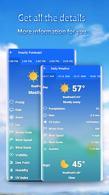 Weather Live - Widget & Alerts screenshots