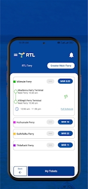 RTL Travel App screenshots