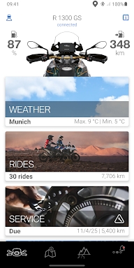 BMW Motorrad Connected screenshots