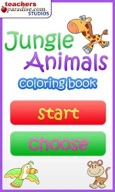 Jungle Animals Coloring Book screenshots
