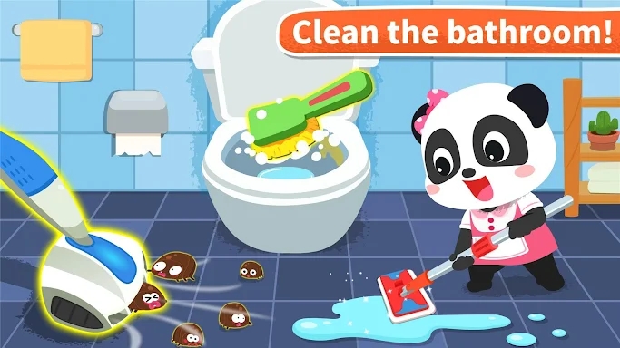 Baby Panda' s House Cleaning screenshots