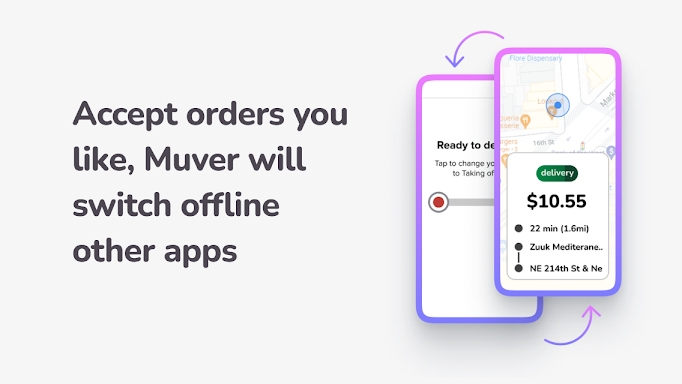 Muver: Gig Driver workspace screenshots