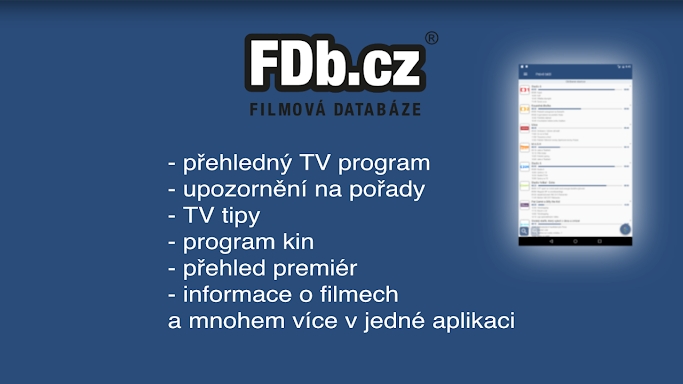 FDb.cz TV KINO PROGRAM screenshots