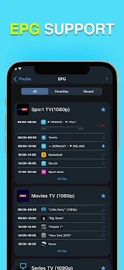 IPTV Stream Player: Live M3U screenshots