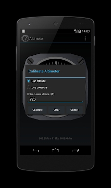 Altimeter screenshots