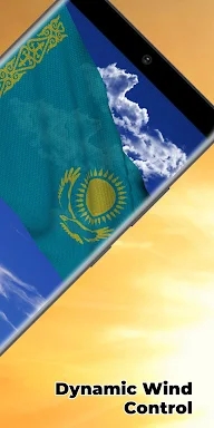 Kazakhstan Flag Live Wallpaper screenshots