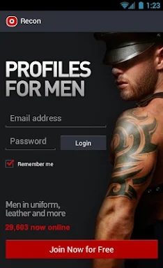 Recon Profiles for Men screenshots