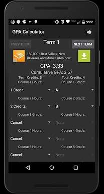 GPA Calculator screenshots