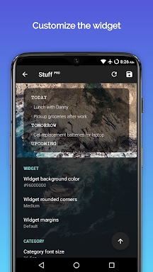 Stuff - To Do List Widget screenshots