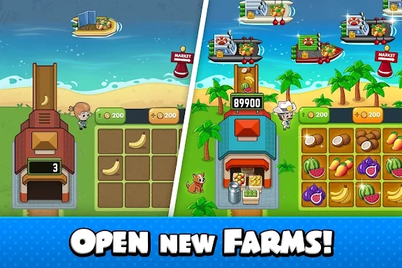 Idle Farm Tycoon - Merge Crops screenshots