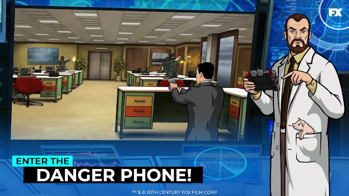 Archer: Danger Phone Idle Game screenshots