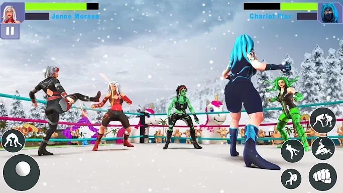 Bad Girls Wrestling Game screenshots