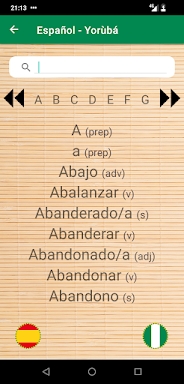 Diccionario Español Yorùbá screenshots