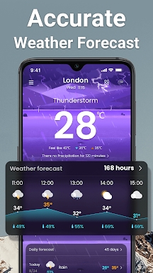 Weather: Live radar & widgets screenshots