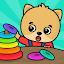 Baby games: shapes and colors icon
