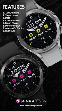 PRADO X15 - Hybrid Watch Face screenshots